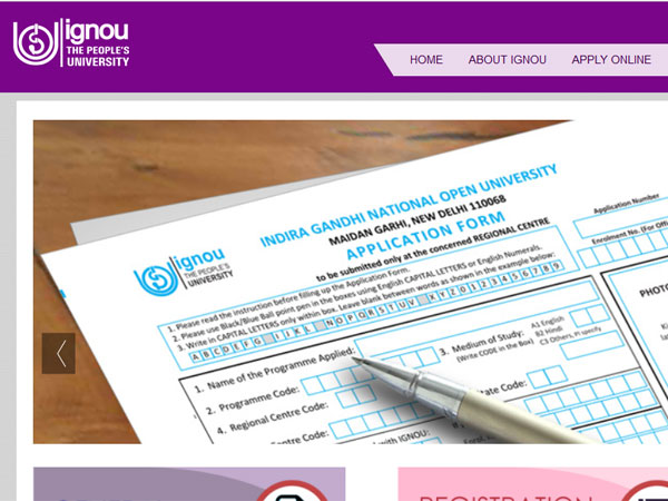 Ignou Online Admission Form